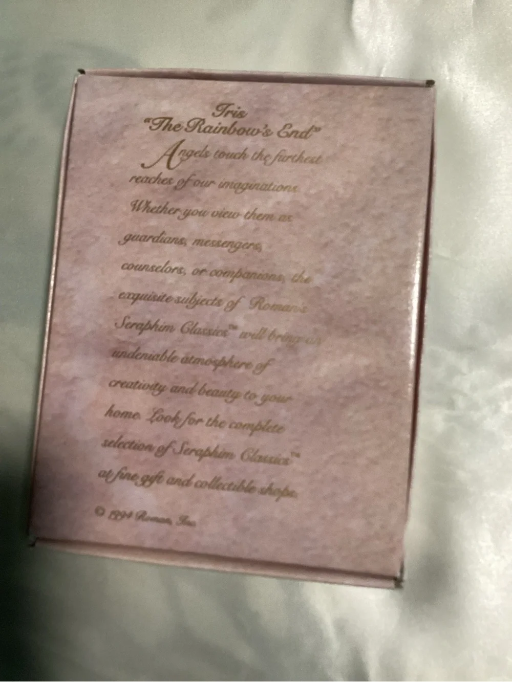 Seraphim‎  Classics Angel ornament, Iris, The rainbows end 1994